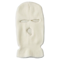 3 hole balaclava white