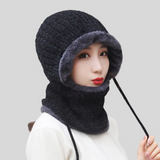 Beanie face mask balaclava for women