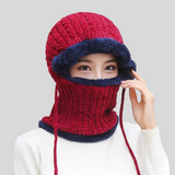 Beanie face mask balaclava for women