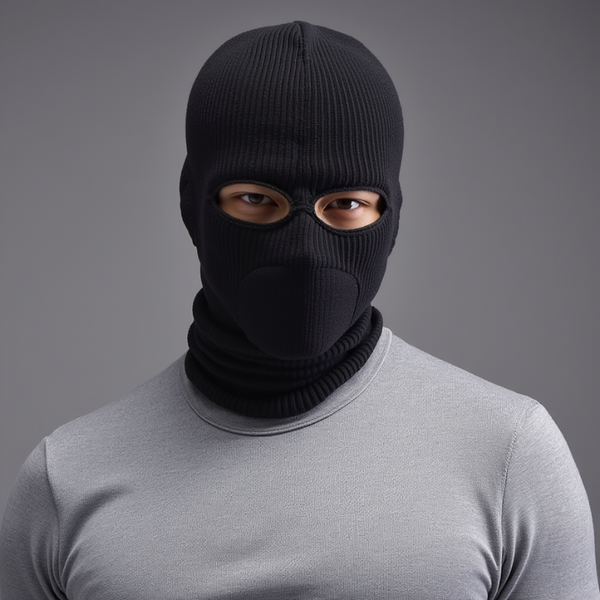 Black Balaclava 2 Hole