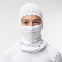 Kids white balaclava