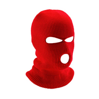 Red 3 Hole Balaclava