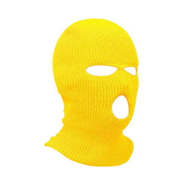 Yellow 3 Hole Balaclava