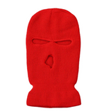 Red 3 Hole Balaclava